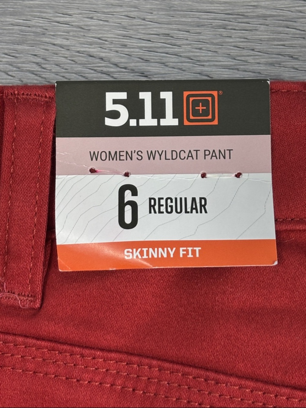 5.11 Tactical Women's Rust Wyldcat Skinny Fit Pants‎ - size 6 NWT - Picture 7 of 10